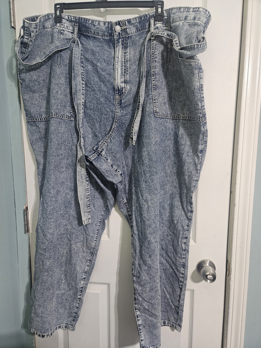 torrid Light Wash Relaxed Paperbag Waist Jeans